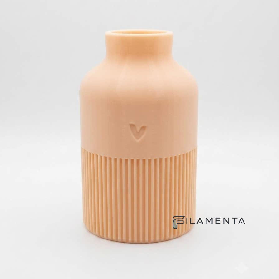 Hjertero Vase Rosa Beige
