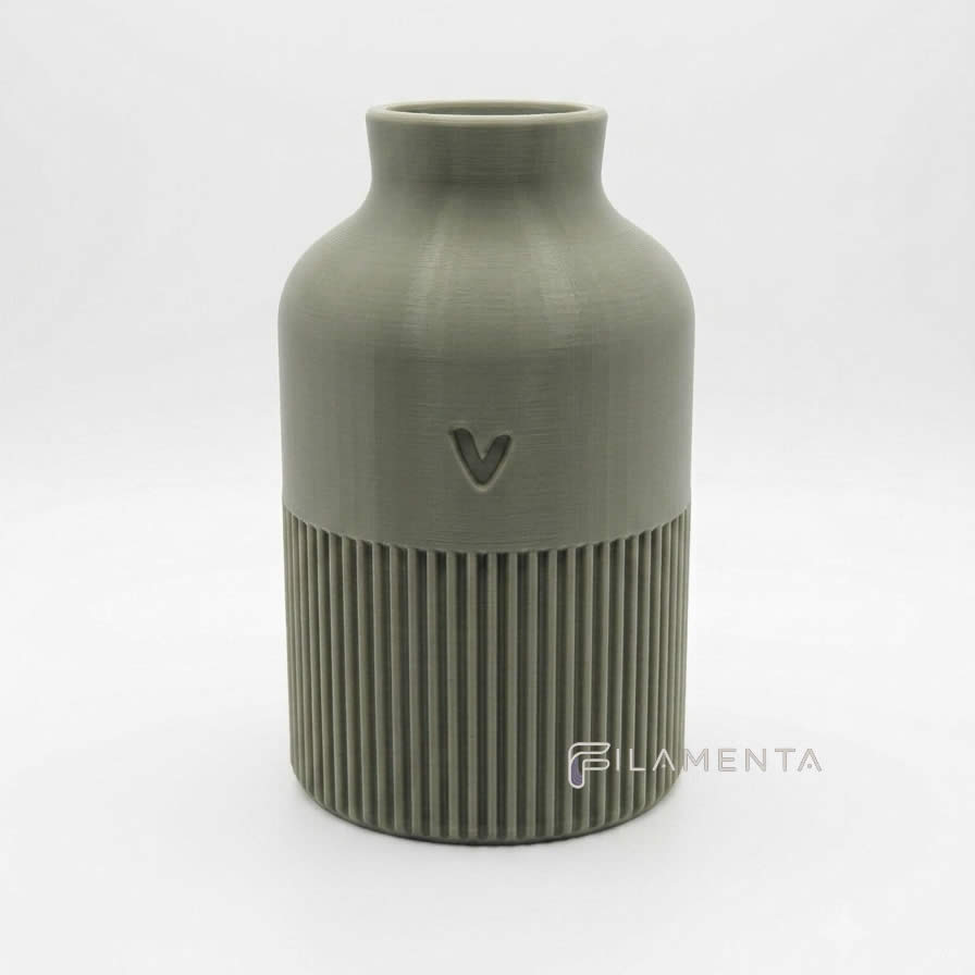 Hjertero Vase Olivengrøn