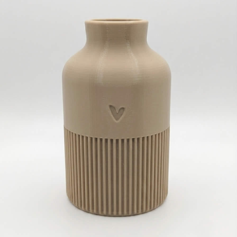 Hjertero Vase Lys Eg