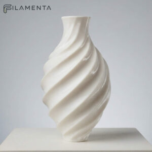 Rodin Vase med Snoet Helix Struktur