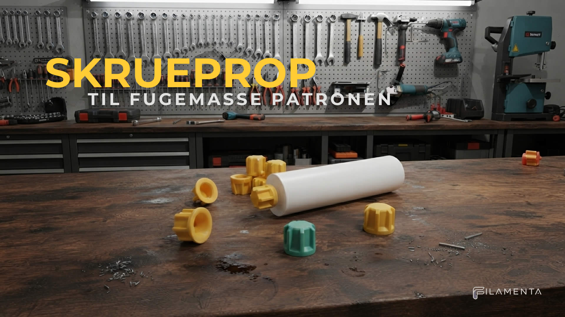 Skrue Prop til 300 ML Fugemasse Patron