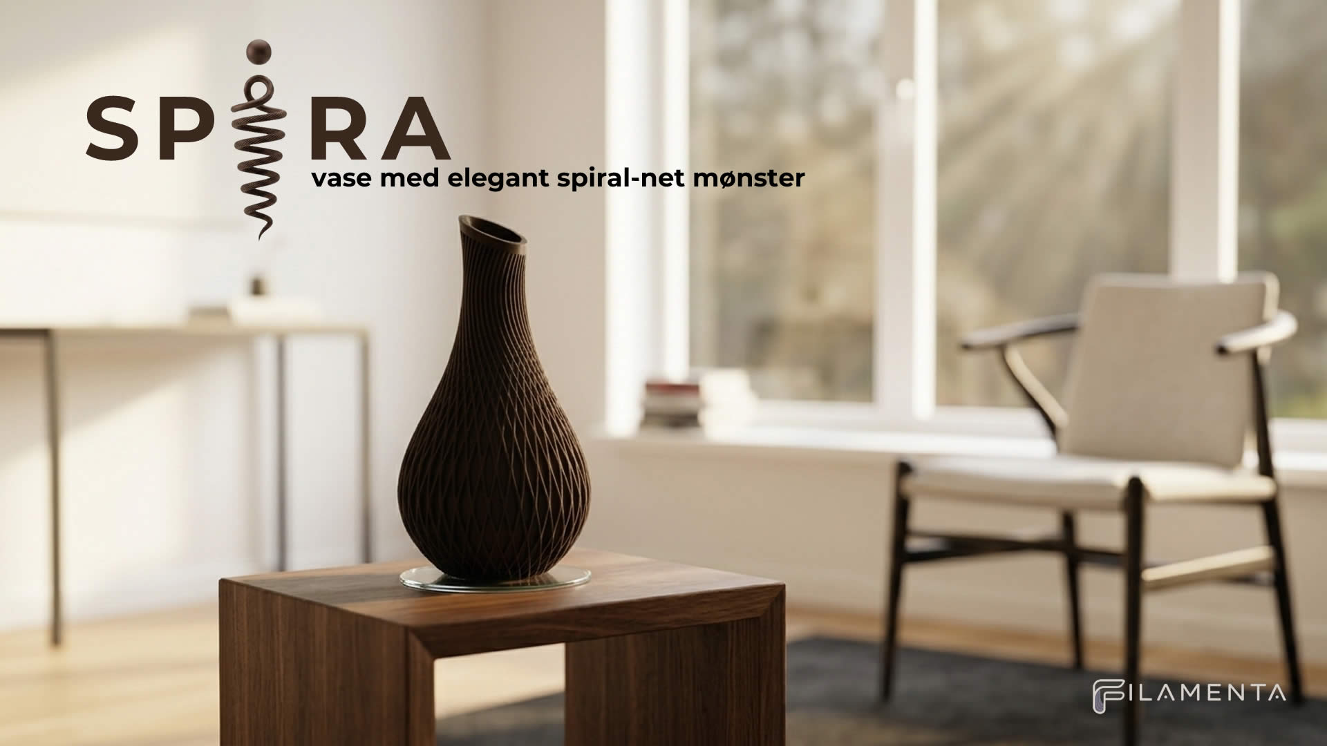 Spira Spiralflettet Vase