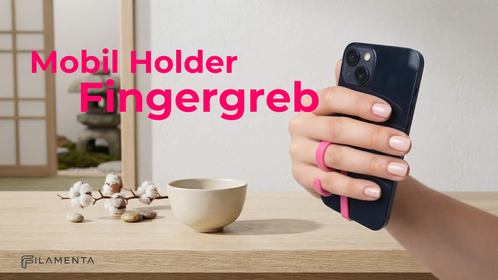 Fingergreb Holder til Mobiltelefon