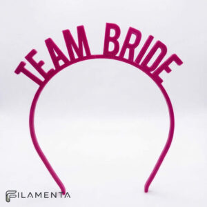 Hårbøjle Team Bride til Polterabend