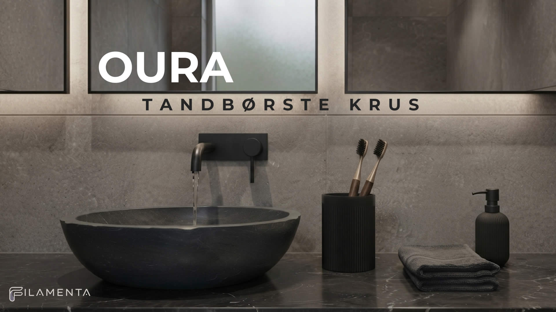 Oura Tandbørste Krus til Badeværelset